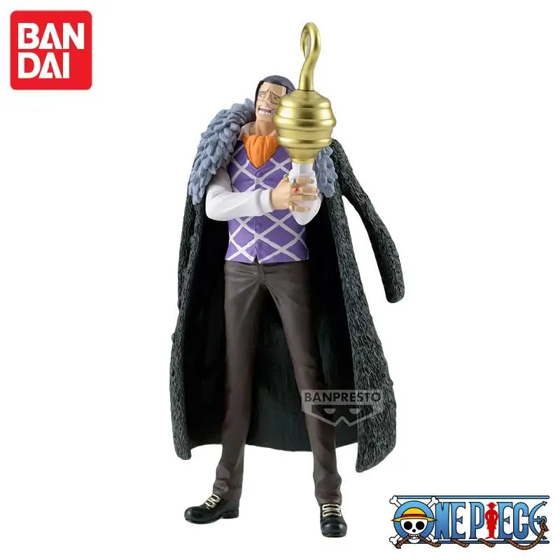 Special OfferIn Stock 100% Original Bandai One Piece DXF Anime Great Pirate Route Crocodile (Old Sand) Character Mol Collectible
