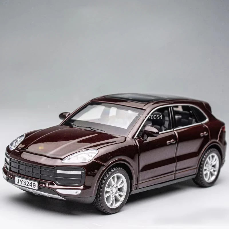 1:32 911 Targa 4S Cayenne Diecasts Model Alloy Boys Toys Miniature Supercar 4 Door Opened Vehicle Collectibles for Kid Toy Gifts