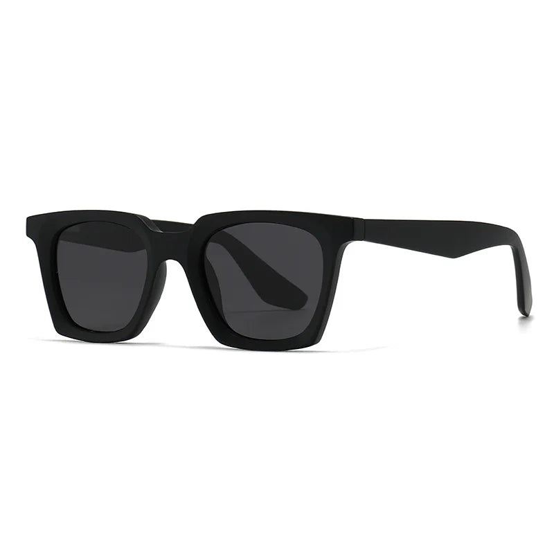 JNPCXI New Square Women Sunglasses Shades UV400 Fashion Clear Lens Frame Men Blue Sun Glasses