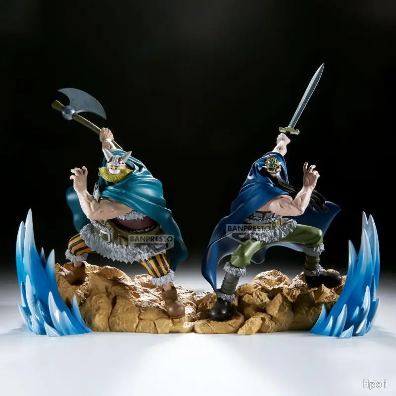 【IN STOCK】Original Banpresto Senkou Zekkei One Piece Dorry Giant Warrior 18cm Figure PVC Collectible Model Toy Gift
