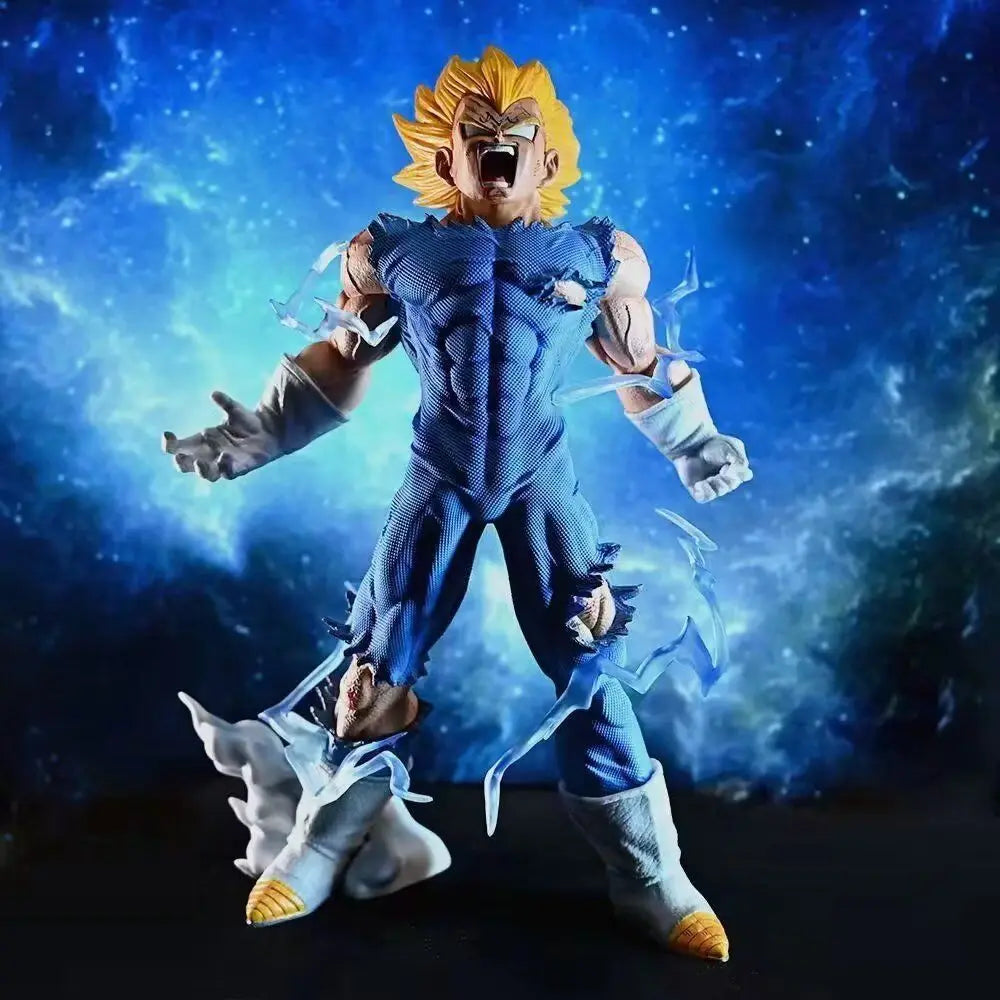 11"Dragon Ball Self Destructing Vegeta Demonized Vegeta Action Figure PVC Model