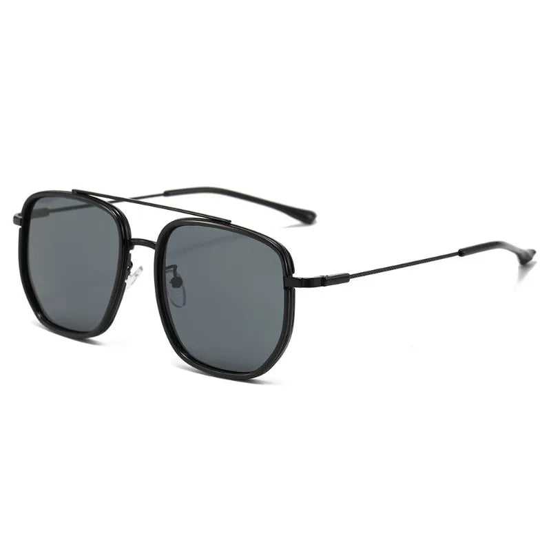 2 Pairs of Men's/Women's Vintage Classic Chic Glasses with 400 Lenses Suitable for Daily Gifts Outdoor Leisure Activities