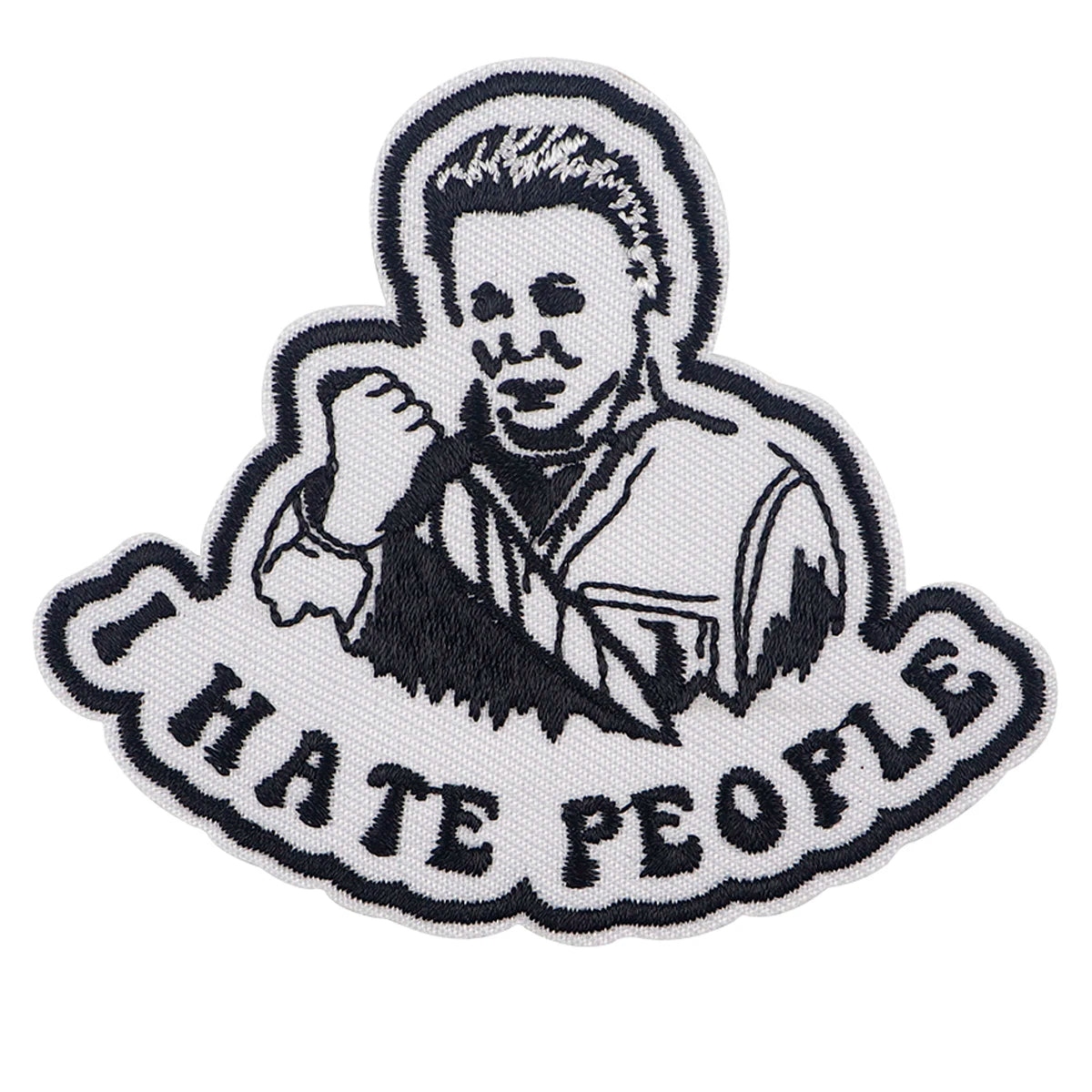Halloween Embroidery Patch Horror Movie Iron On Patches For Clothing Thermoadhesive Patches On Clothes DIY Sew Badges
