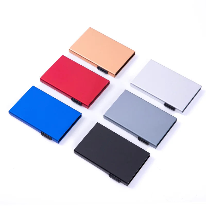 3PC Magic ID Bank Credit Card Holder Smart Wallets Men Unisex Pop-Up Cardholder