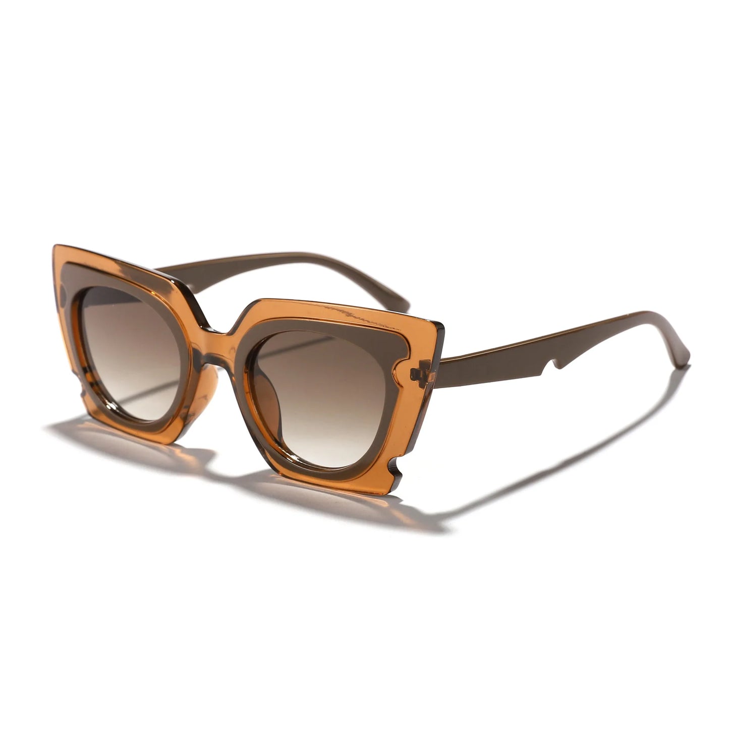 JNPCXI Vintage Cat Eye Sunglasses Woman Brand Designer Retro Square Sun Glasses Female Eyewear Fashion Driving Shades