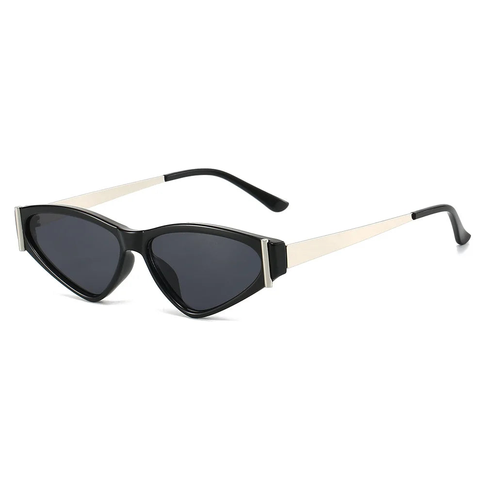 JNPCXI New Ins Popular Fashion Cat Eye Women Sunglasses Shades UV400 Retro Candy Color Men Sun Glasses