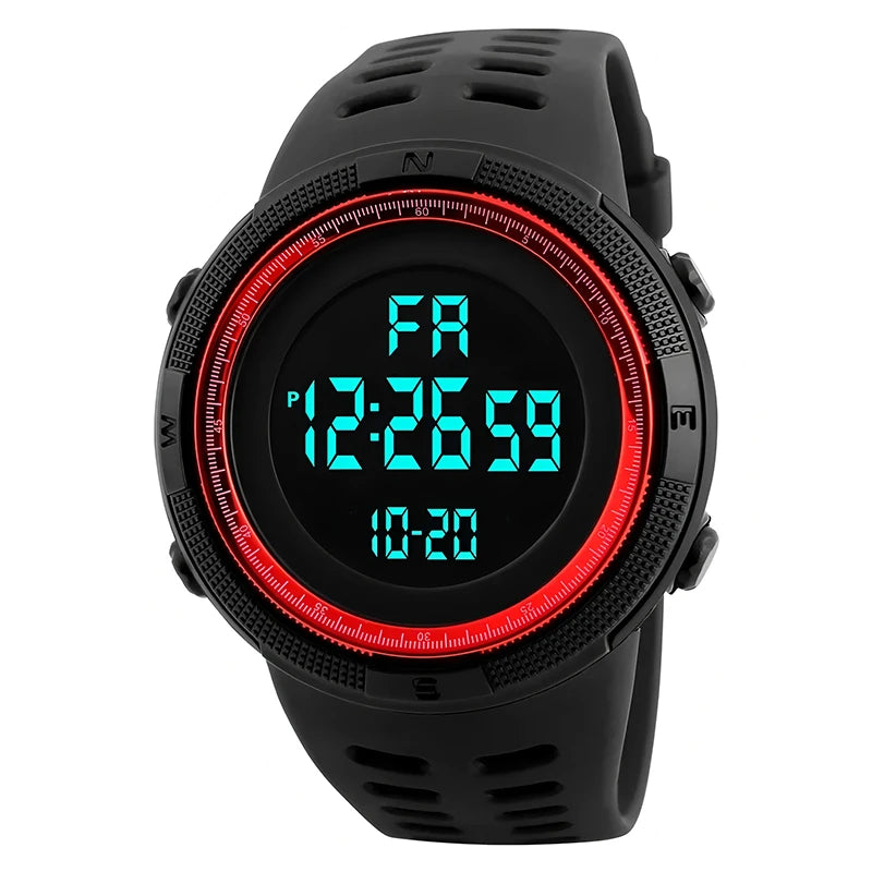 Men's Sports Watch Digital Calendar Electronic Watch Military LED Watch