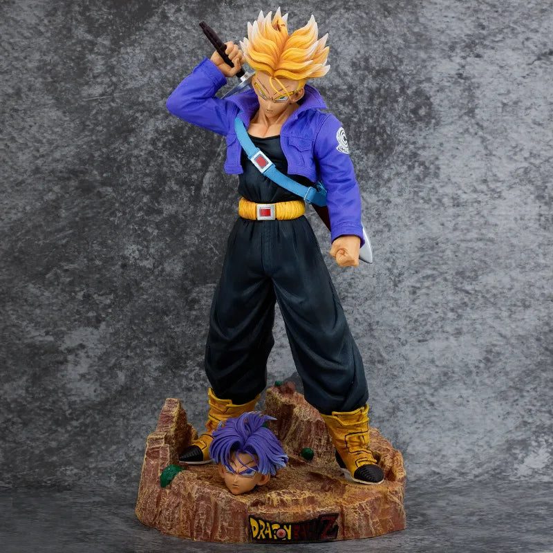 23CM/9" Dragon Ball Z Anime Figurine Trunks Figure Super Saiyan Trunk PVC Model