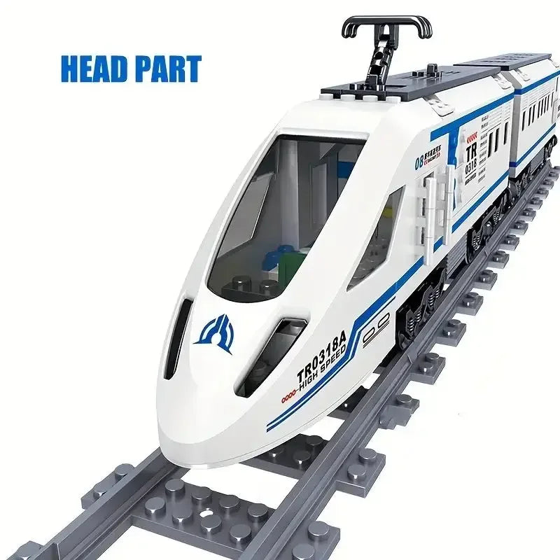 Technical Train Maintenance Advanced Model CityRail Tracks Building Blocks Toys