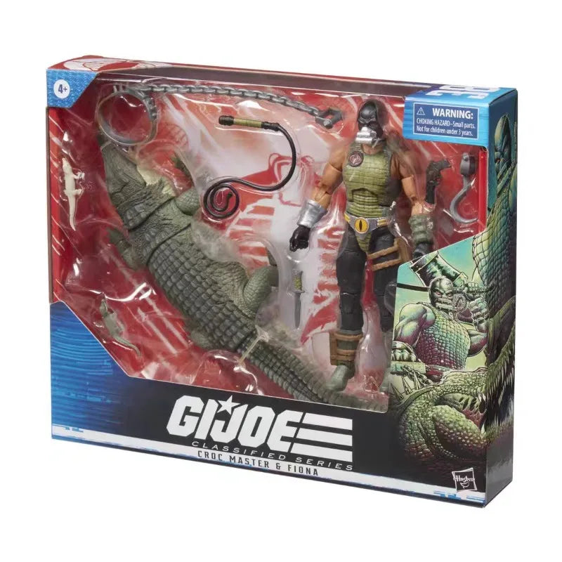 Original Hasbro G.I. Joe GI Joe Classfied Series Croc Master and Fiona Action Toy Figure