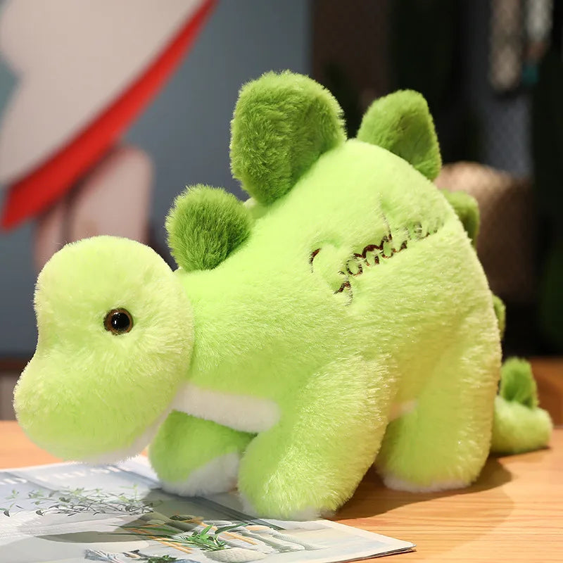Cartoon Simulation Dinosaur Plush Toy Tyrannosaurus Rex Stuffed Soft Triceratops Cute Doll Toys for Kids Boys Girls Babys Gifts