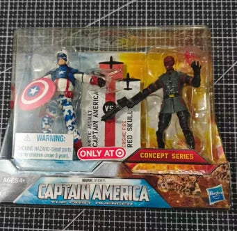 Original Hasbro Marvel Legends Series RED SKULL/Captain America Anime Figure Toys Model Collection