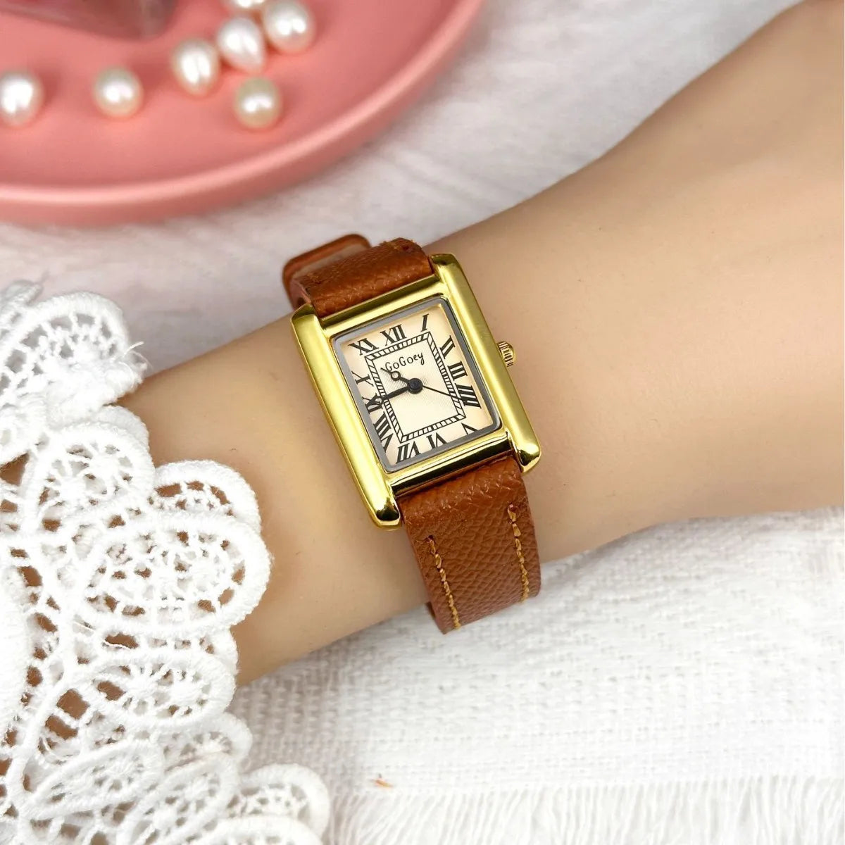 Fashion Rome Dial Watch Luxury Women Ladies Dress Watch Leather Strap Brand Quartz Wristwatches Dropshipping Clock Reloj Mujer