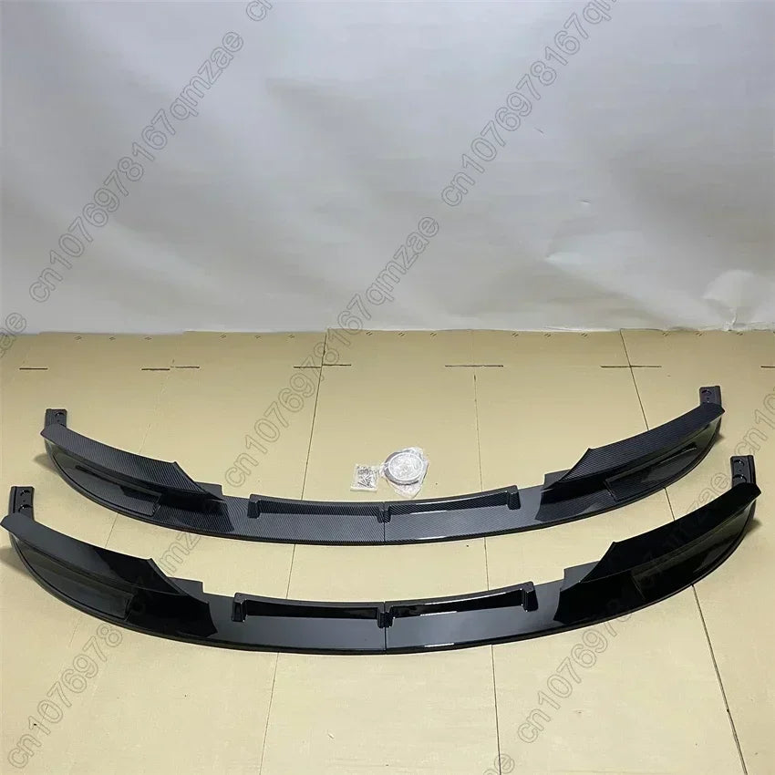 For BMW 3 Series F30 F31 M Sport 2012-2018 Black Car Front Bumper Spoiler Lip Splitter Body Kit Bumper Lip Chin Diffuser Guard