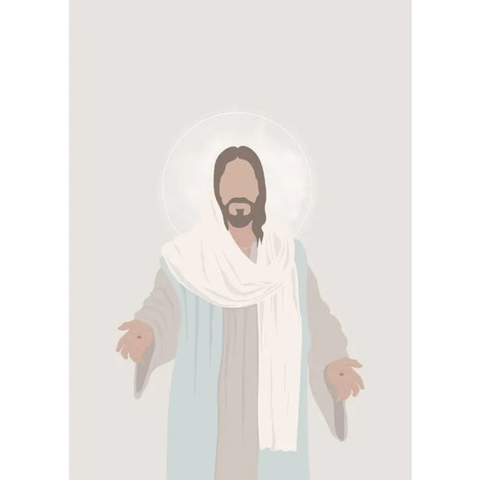 Jesus Lion Walk Christian Hand of God Canvas Paint Religious Posters Wall Art 16