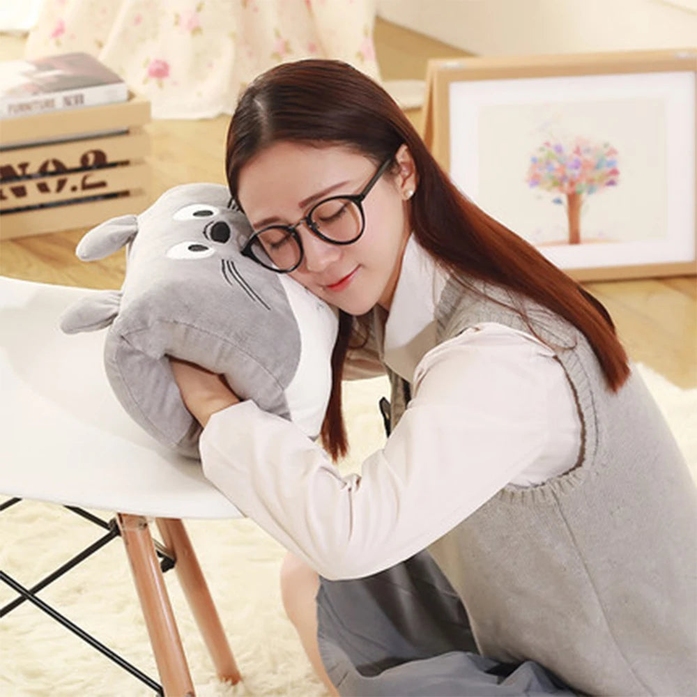 Super Cartoon Cute Nap Pillow Creative Hand Warmer Pillow Cartoon Warm Gloves
