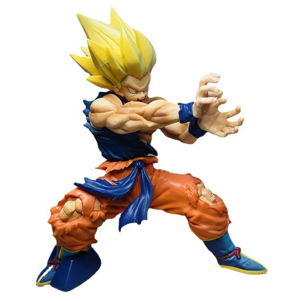 Dragon Ball Z Son Goku Battle Damage Shockwave Manga Statue PVC Action Figure
