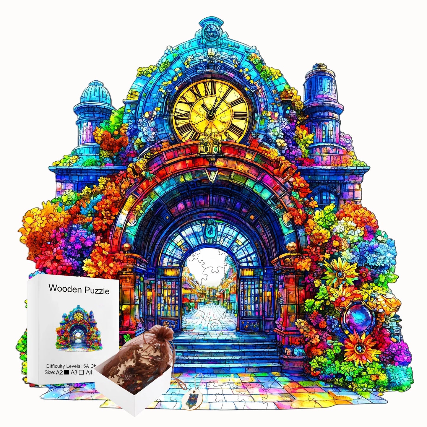Marvellous Wooden Puzzle Unique Style Wooden Decor Christmas and Halloween Gift Toy for Teen and Kid