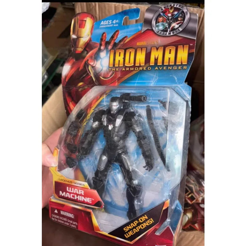 Original Hasbro Marvel IRON MAN THE ARMORED AVENGER WAR MACHINE Anime Figure Collection Toy Model