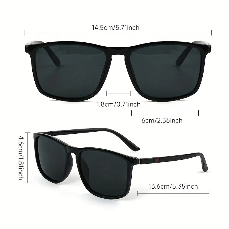 Classic Box Men's Glasses Classic Retro Suitable for Both Men and Women As Gifts Perfect for Activities and Daily Leisure