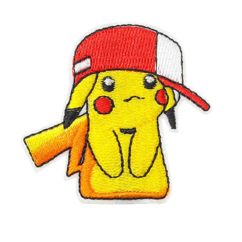 Cute Things Patch Cartoon Anime Embroidered Patches For Clothing DIY Iron on Patches For Clothes Game Patch Stickers