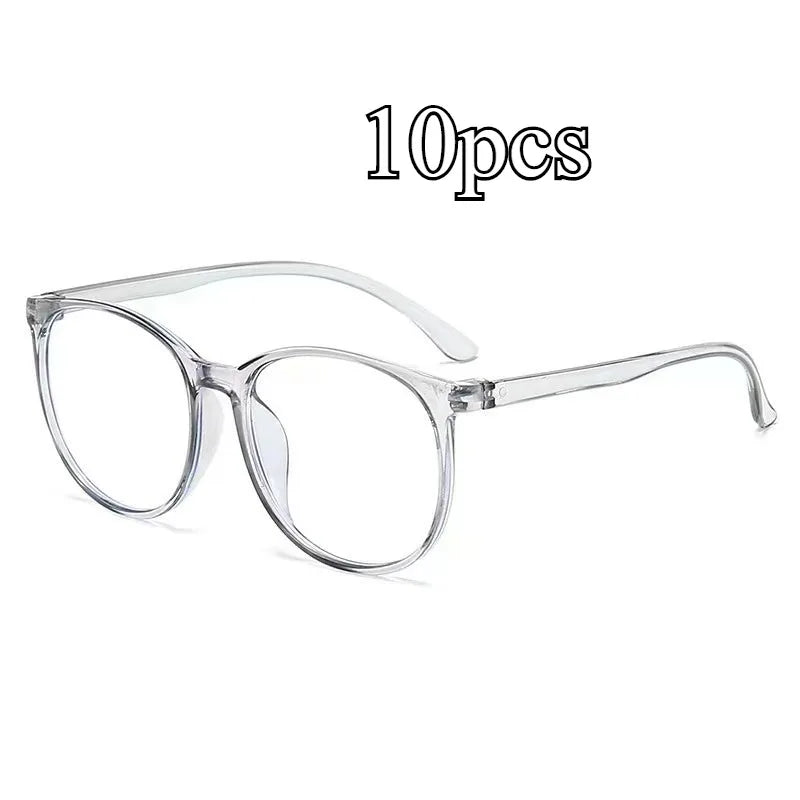 Anti-blue Light Optical Glasses Unisex Myopia Glasses Retro Ultra-light Large Square Frame