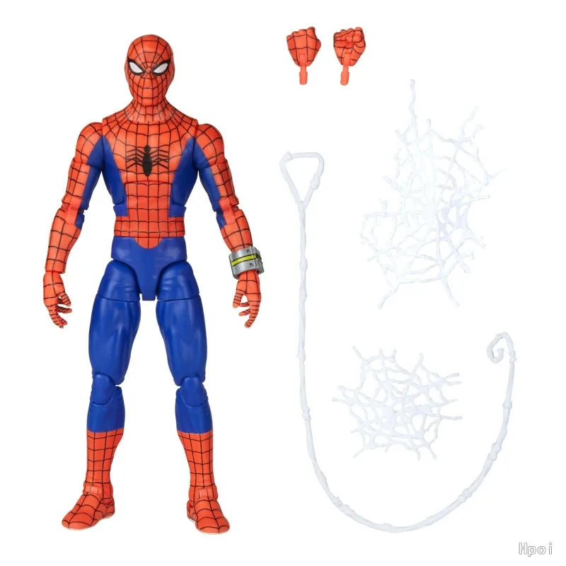 Original Hasbro Marvel Legends Series 60th Anniversary Japanese Spider-Man Action Toy Figure Collection