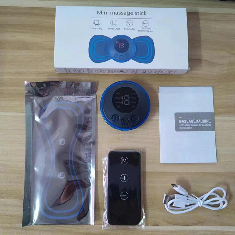 Cervical Device Mini Massager, Micro Current Neck Portable Shoulder Massager