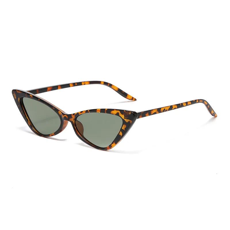 JNPCXI New Fashion Cat Eye Sunglasses Women Vintage Blue Leopard Sun Glasses Lady Retro Shades Eyeglasses Female UV400