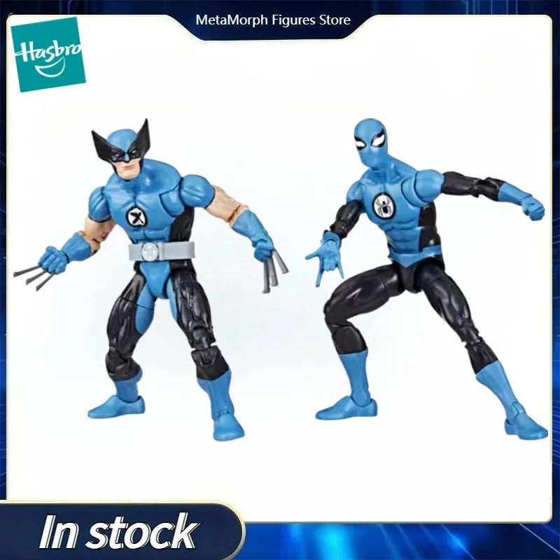 Original Hasbro Marvel Legends Series Fantastic Four Comics Wolverine and Spider-Man Action Toy Figure Mode Collection