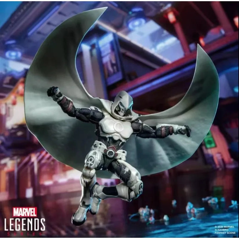 【Pre Sale】Original Hasbro Marvel Legends Series Moon Knight Anime Figure Toys Model Ornaments