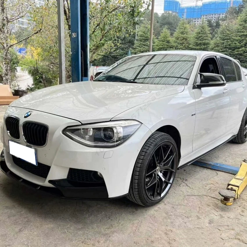 4PCS For BMW F20 F21 118i 120d 120i M135i M140i LCI 2012-2014 M Sport Front Bumper Lip Spoiler Diffuser Splitter Cover Tuning
