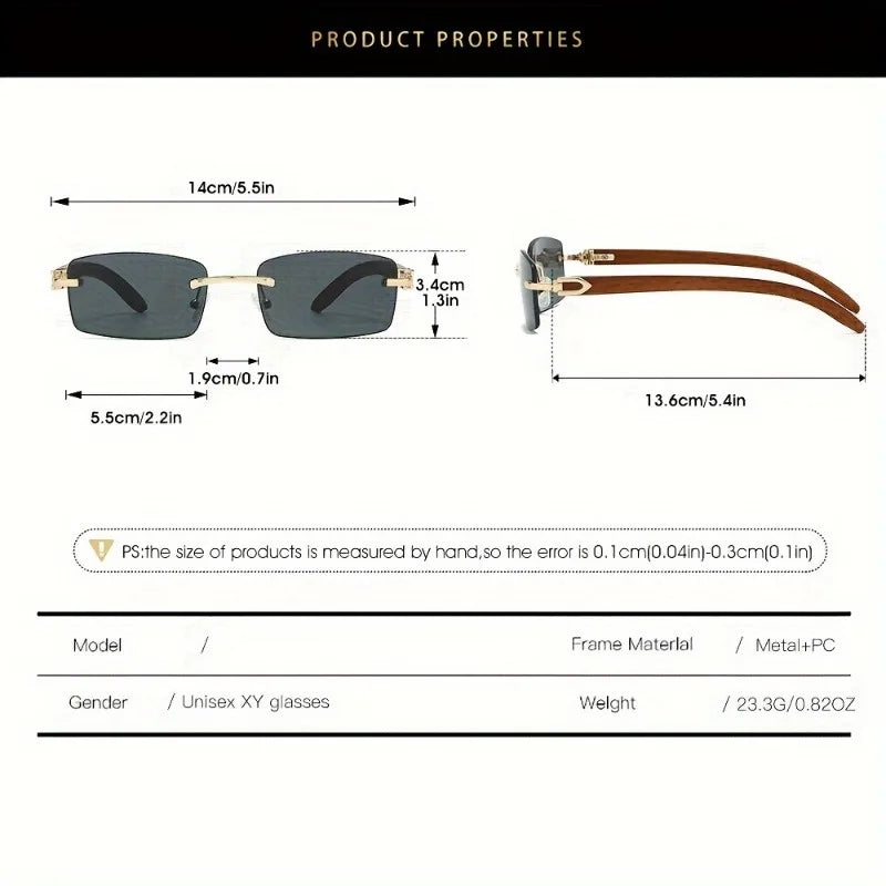 6 Retro Fashion Glasses, Fashion Photo Props, Men's Decorative Glasses