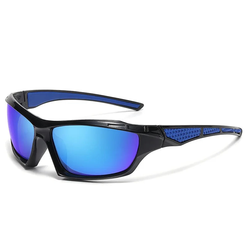New Cross border Men's Sports Sunglasses Cycling Glasses Night Vision Driving Sunglasses UV resistant Colorful Sports Glasses