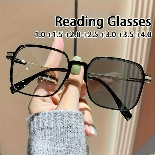 Fashionable Design Reading Glasses Intelligent Variable Light Reading Glasses Lightweight and Comfortable for Both Men and Women