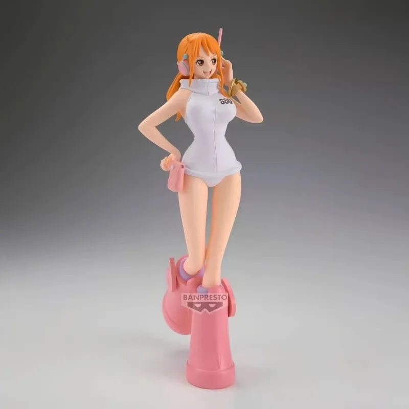 【IN STOCK】Original Banpresto Glitter & Glamours One Piece Nami Egghead Style SSG 25cm Action Figure Collectible Model Toy Gift