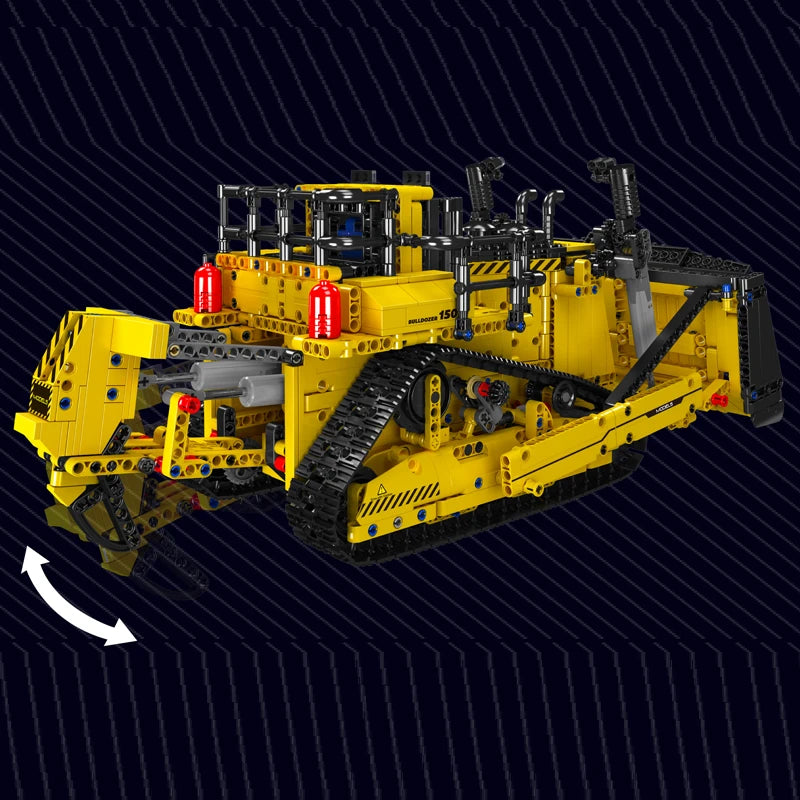 Mould King 15084 Technical truck, Control Bulldozer Building Block Assembly Set