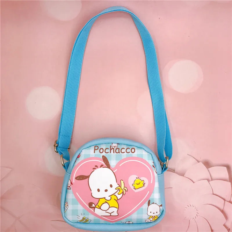 Crossbody Bag Sanrio Shoulder Bags Cute Cartoon Backpacks  Cinnamorol Girl Pouch