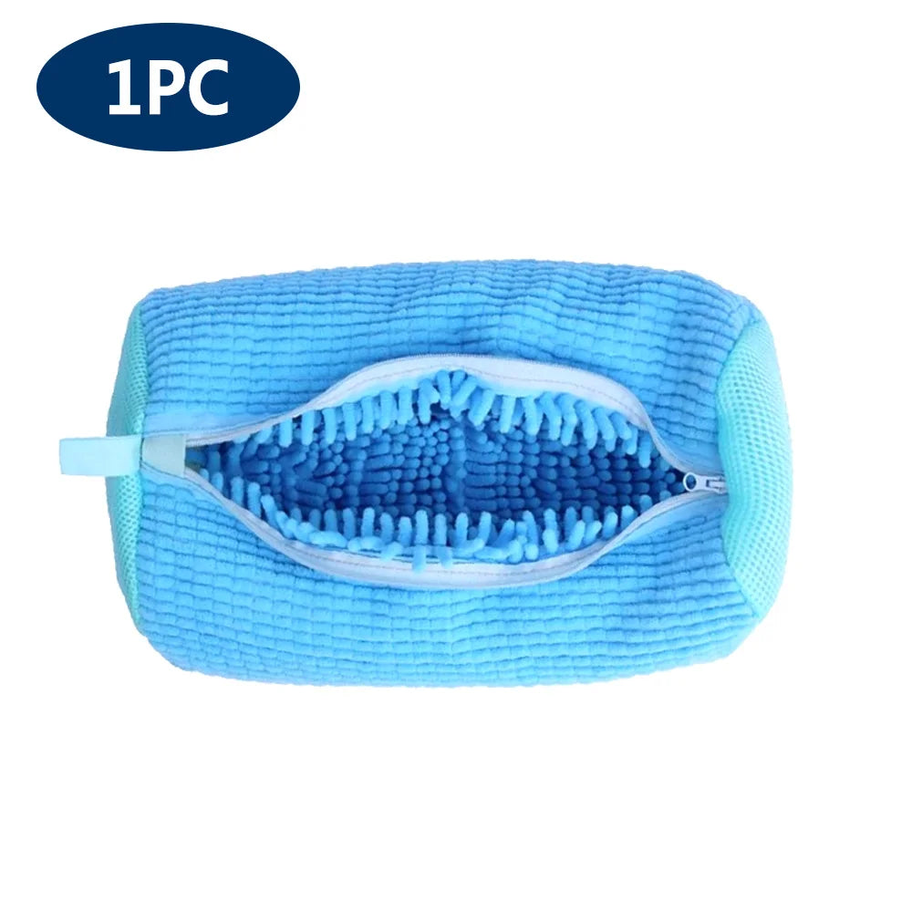 Shoe Washing Machine Bag Reusable Sneaker Cleaning Bag, Washer Mesh Laundry Bag
