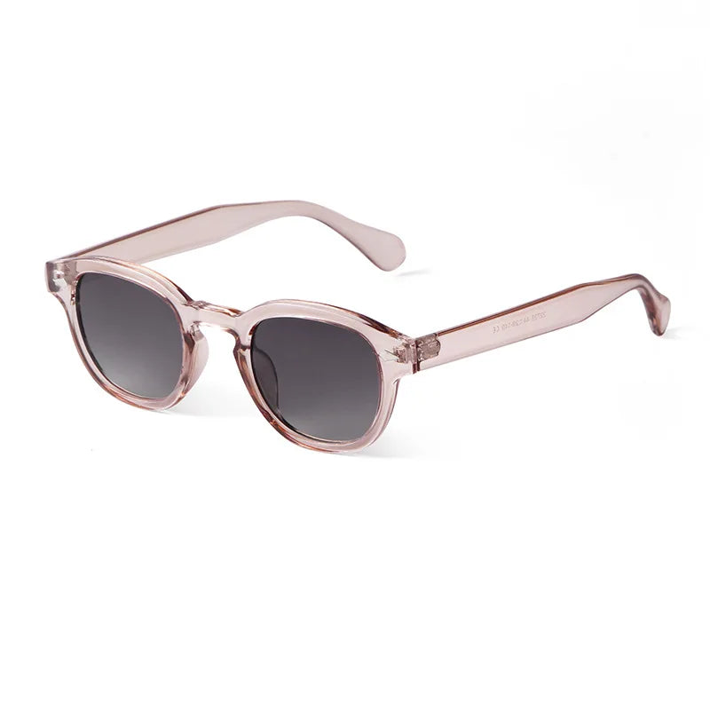 JNPCXI Fashion Gradient Blue Round Sunglasses for Women Men Vintage Tortoise Square Sun Glasses Lunettes De Soleil