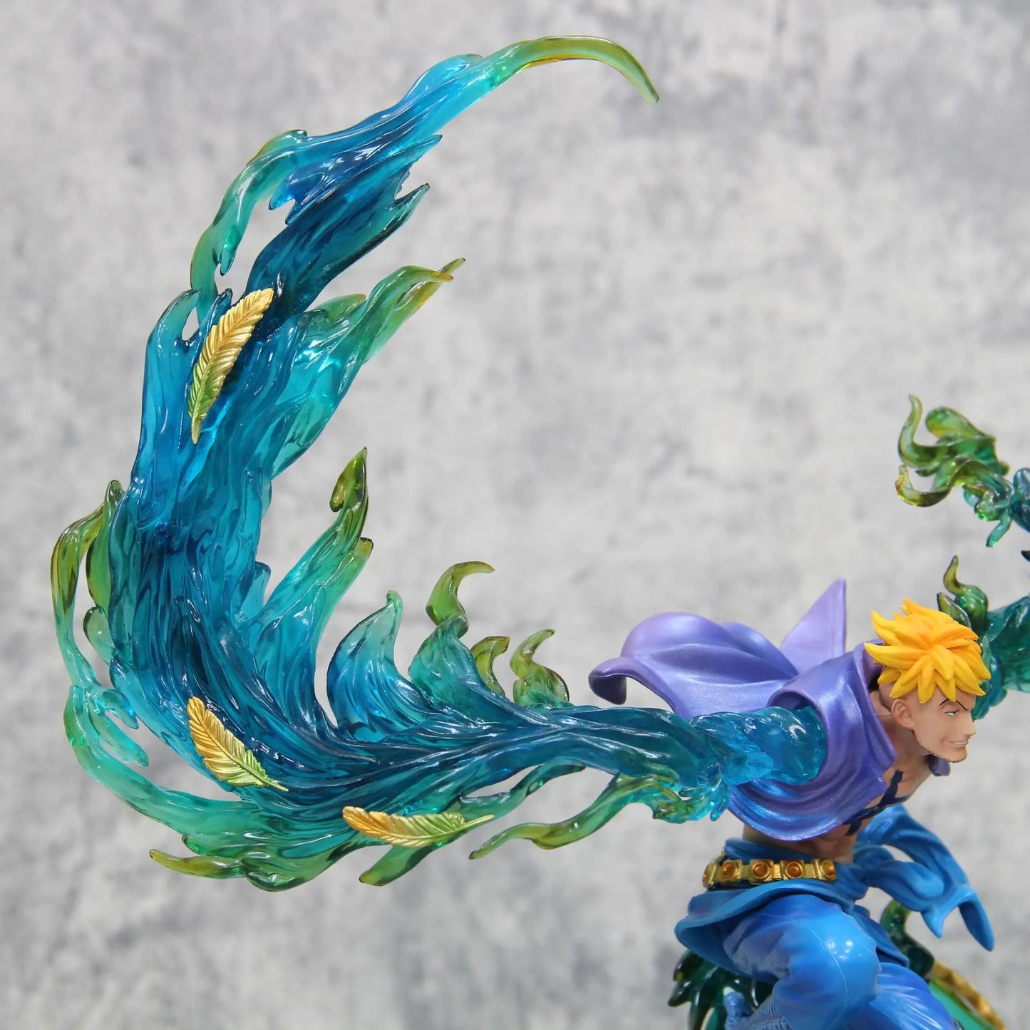 33CM 13in Anime One Piece Whitebeard Pirates Marco Flying Ver. PVC Action Figure