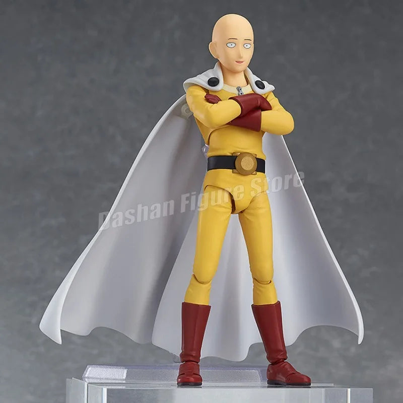 6in Figma 310 ONE PUNCH-MAN Ball Head Aitama Action Figure, PVC Anime Collection