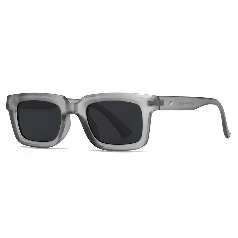 JNPCXI New Square Sunglasses Women Fashion Candy Color Blue Shades UV400 Retro Rivets Men Sun Glasses