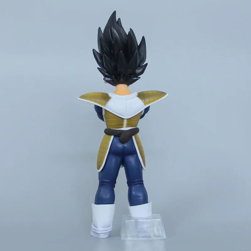 9in Anime Dragon Ball Z Young Vegeta Scouter Figurine PVC Statue Collection