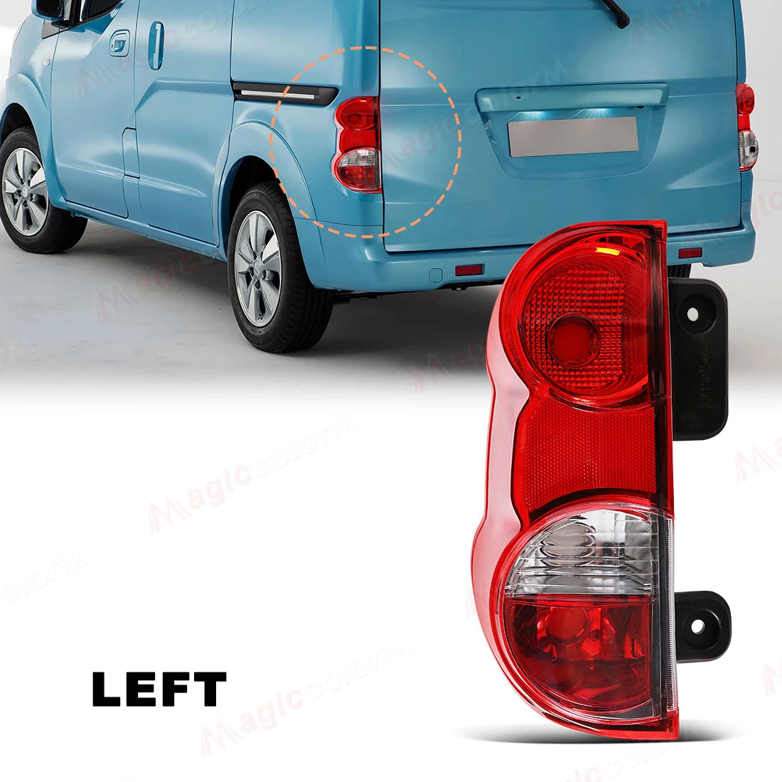 Left/Right Tail Lamp For Nissan NV200 2009 2010 2011 2012 2013 2014 2015 2016 2017 2018 2019 Tail light Assembly Car Accessories