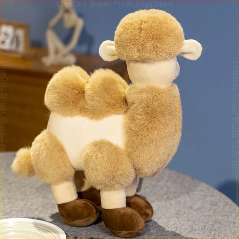 28/38cm Cute Cartoon Camel Plushies Doll Soft Stuffed Animals Plush Toys Home Decor Girls Sleeping Hug Pillow for Kids Xmas Gift