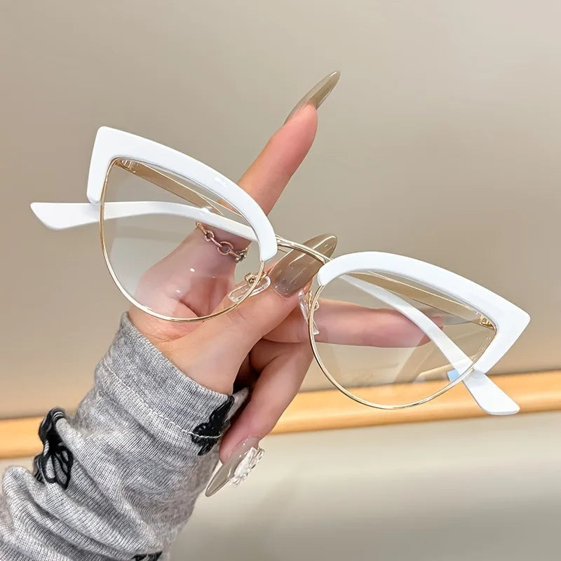 2 Pieces of Classic Cat Fashion Glasses, Suitable for Men and Women To Wear