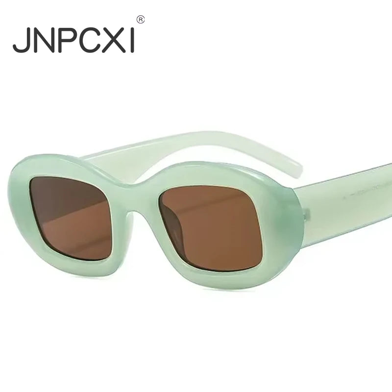 JNPCXI Retro Oval Women Sunglasses Shades UV400