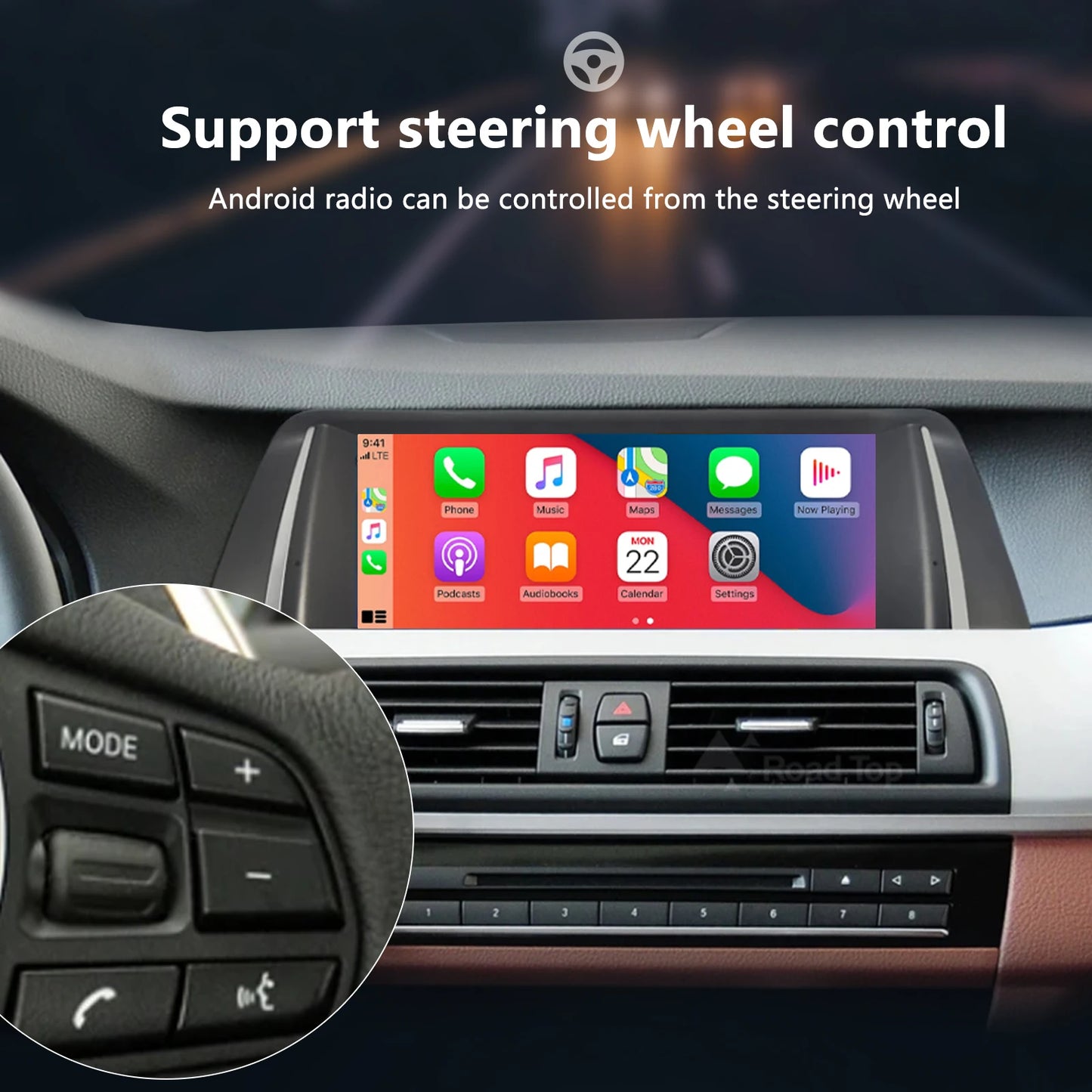 Android 13 For BMW 5 Series F10/F11 2011-2017 CIC NBT Car Multimedia Player GPS Navigation Head Unit Video Player Carplay