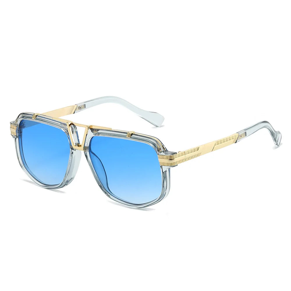 JNPCXI New Luxury Brand Men's Sunglasses 2026 Fashionable UV400 Protection Lens Unisex Women Design for Outdoor